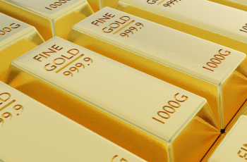 Ouro encerra em queda a US$ 4.337 por onça-troy e R$ 709 por grama nesta quarta-feira (23) 19 Barra de ouro