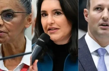 Empate técnico entre Marina Silva, Simone Tebet e Guilherme Derrite na corrida pelo Senado em São Paulo, enquanto Tarcísio de Freitas lidera para reeleição ao governo paulista. 14 Na disputa pelo Senado, São Paulo tem empate triplo, aponta Paraná Pesquisas