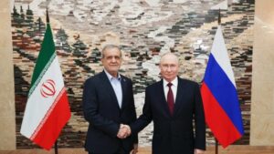Petróleo Brent é negociado entre US$ 91,00 e US$ 94,00 com alta de quase 3% após tensões no Estreito de Ormuz 8 O IRÃ RECEBE O APOIO DE VLADIMIR PUTIN, QUE SE COLOCOU CONTRÁRIO ÀS SANÇÕES ECONÔMICAS IMPOSTAS PELOS ESTADOS UNIDOS