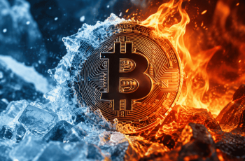 Bitcoin (BTC) recua para patamares abaixo de US$ 75 mil após bloqueio do Clarity Act no Senado dos EUA 1 Bitcoin (BTC) entre o quente e o frio (Imagem: ChatGPT)
