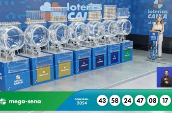 Concurso 3054 da Mega-Sena: veja os números sorteados 6