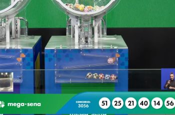 Concurso 3056 da Mega-Sena: veja os números sorteados 6