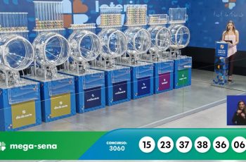 Mega-Sena 3060: veja os números que foram sorteados 10