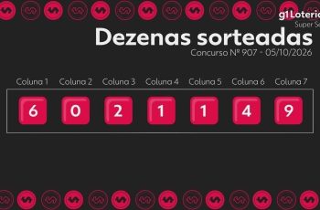 Resultado do concurso 907 do Super Sete e números sorteados hoje 7