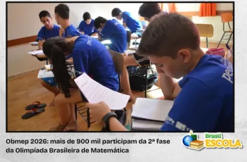 Provas da segunda fase da Obmep 2026 acontecem no dia 17 de outubro com mais de 900 mil participantes 8 Candidatos em dia de prova da Obmep