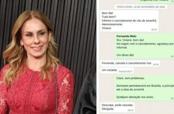 Viviane Barci de Moraes cancela voos em meio à prisão de Daniel Vorcaro 2 Mulher de Moraes cancelou voo em jato de Vorcaro logo depois que ele foi preso
